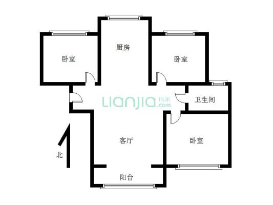 天伦湾高档社区 人车分流 刷卡进入 宽楼间距 采光充足-户型图