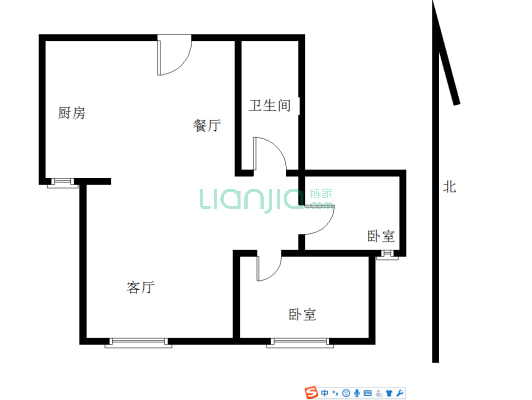 水岸花城好，房源环境好，交通便利。-户型图