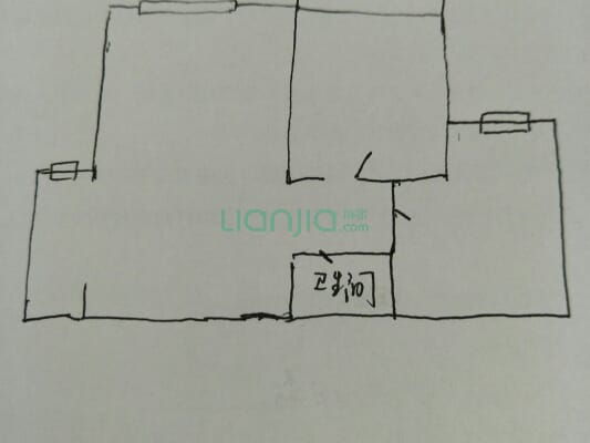 业主急售精装两居室，可去双语，拎包入住-户型图