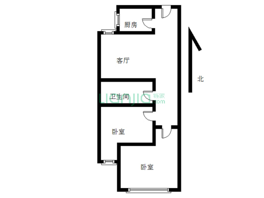 房子位于范阳路主路天下第一州古牌楼南侧地理位置优渥-户型图