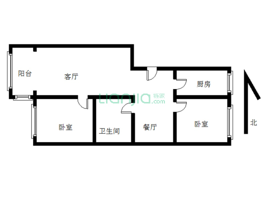 此房满五唯一，带地下室，距离双语1公里-户型图