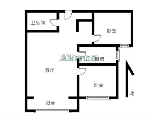 位置好 全天采光 视野开阔 无抵押 满五年唯一-户型图