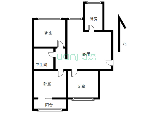 华阳路沿线，翔天万和城精装修三居，急售-户型图
