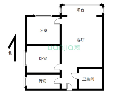 成熟社区 户型好采光好 格局好 楼层好-户型图