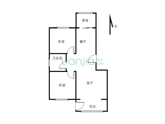 玉河街31号院 2室1厅 南 北