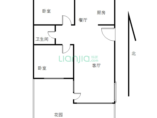 一楼带花园  精装修  保持的好