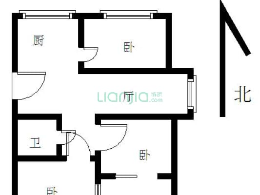 頤馨園 3室2廳 98萬-戶型圖