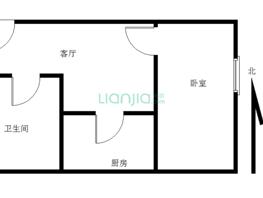 远大大厦 1室1厅 东