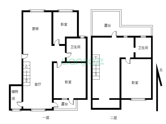 依云溪谷 4室2厅 南 北