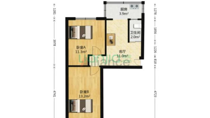 银华宿舍二手房实景图