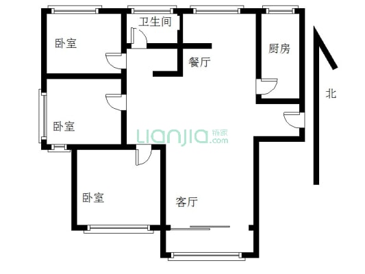 此房满两年 视野开阔 户型方正 全明户型