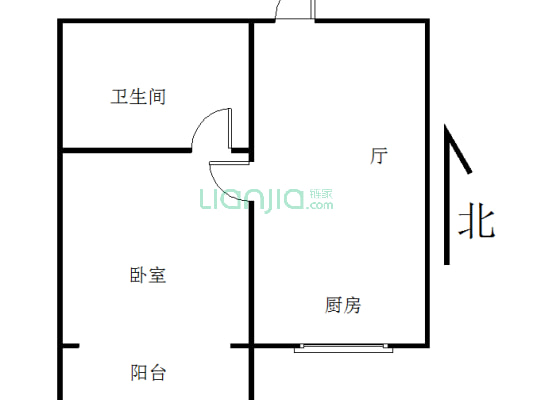 珠江路(玄武) 1室1厅 南