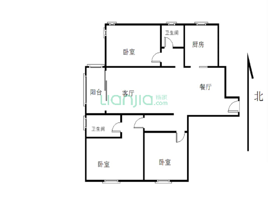 仁恒江湾城二期 3室1厅 东