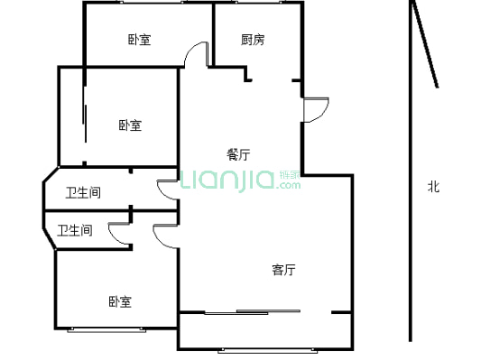 骋望云邸 4室2厅 南 北