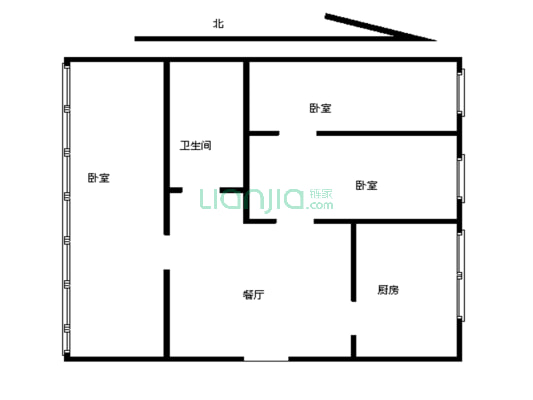 龙仓巷 3室1厅 南 北