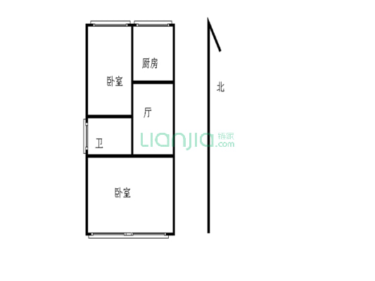 罗汉巷 2室1厅 南