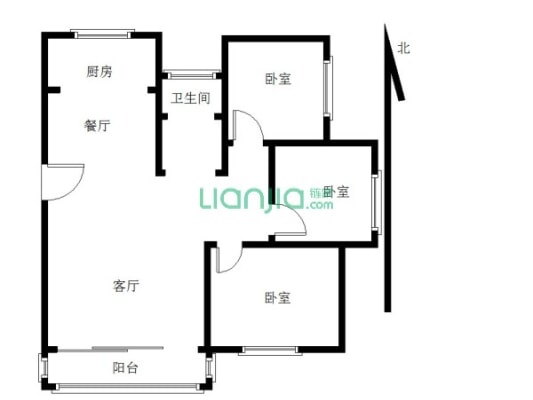 中海万锦熙岸一期 3室2厅 南