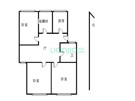 五矿晏山居 3室2厅 南 北