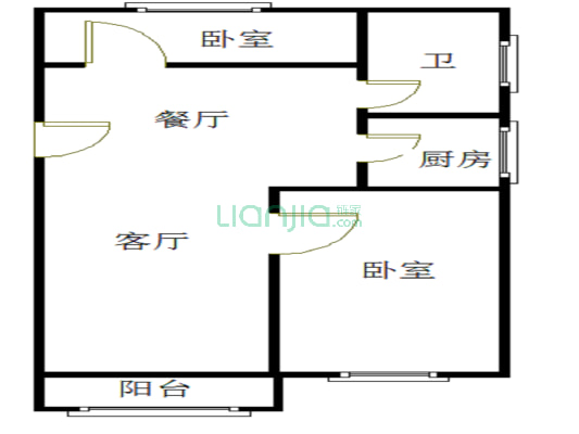 永欣新寓百合苑 2室2厅 南 西