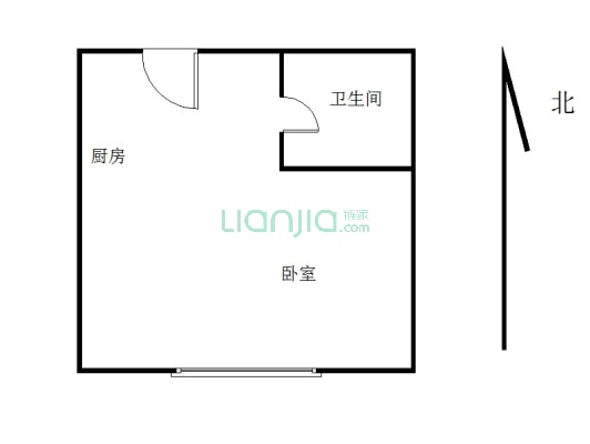 朝南单室套，边户带朝西窗，小区环境好，生活方便