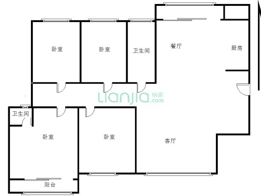 雅居乐花园 4室2厅 南 北