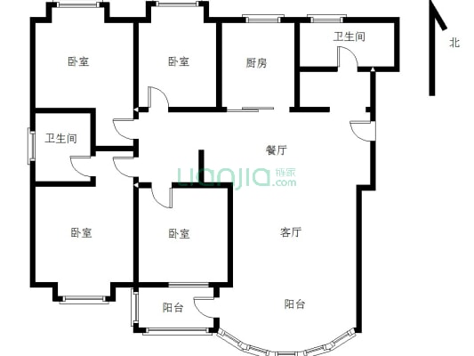 双汇文 小高层电梯房 户型方正 全新装修 边户 有车位