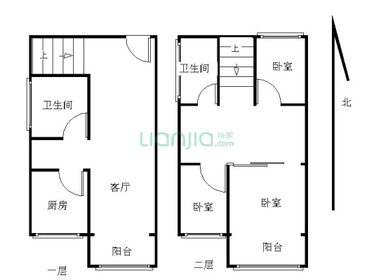 金基尚书里 2室1厅 南