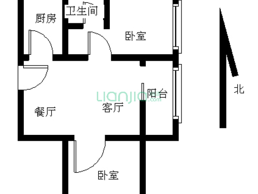 房子满两年 两室客厅朝南 采光好前后无遮挡