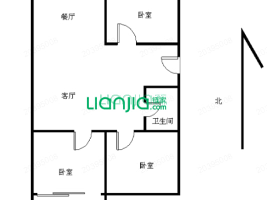 太平花苑南区 3室2厅 南 北