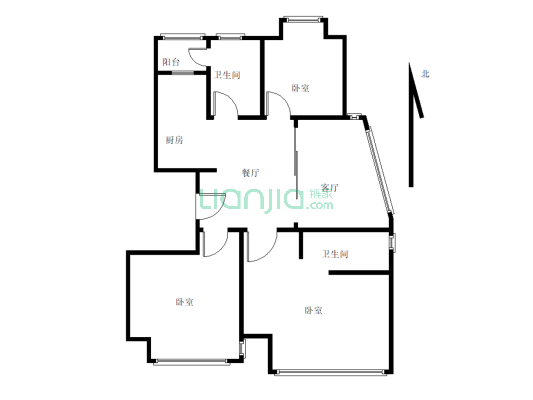 洛城德院业主名下满五唯一的纯毛坯住宅