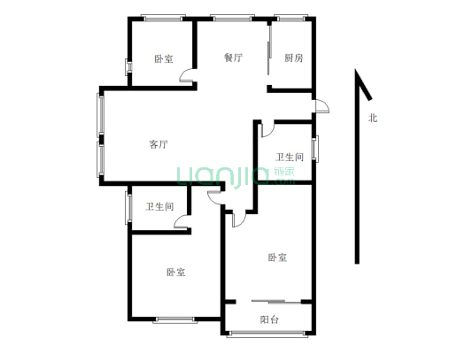 嘉利华府庄园九区 3室2厅 南