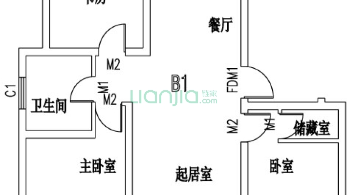 三连居民公寓二手房实景图