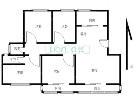 四季新家园，四室两厅两卫南北通透