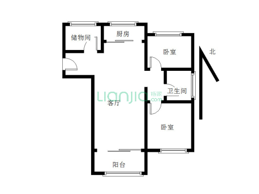 星湖花海通透户型 3室2厅1卫 房东诚心出售