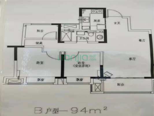 新城十里锦绣 3室2厅 南