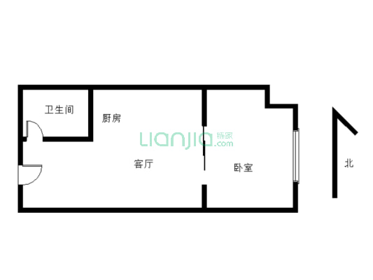 赛格公寓 1室1厅 西