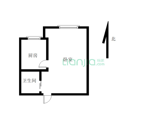 仙林东京东紫晶小面积70年产权的小面积住宅-户型图