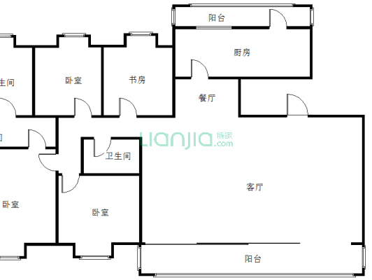 远洋商圈运河边5房一梯一户，前后双电梯。精装带地暖