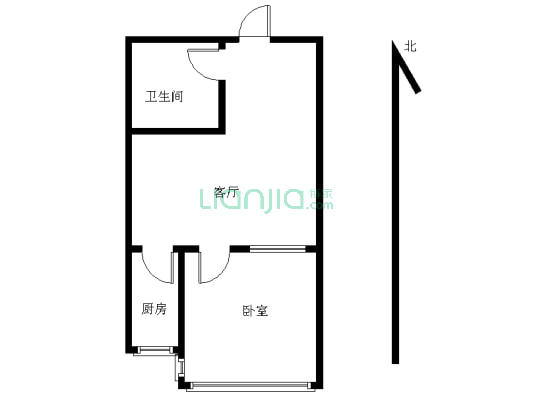 蓝钻天成 明厨明卫 一室一厅 诚心出售