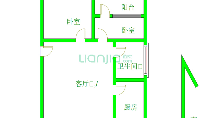 水泥厂宿舍二手房实景图