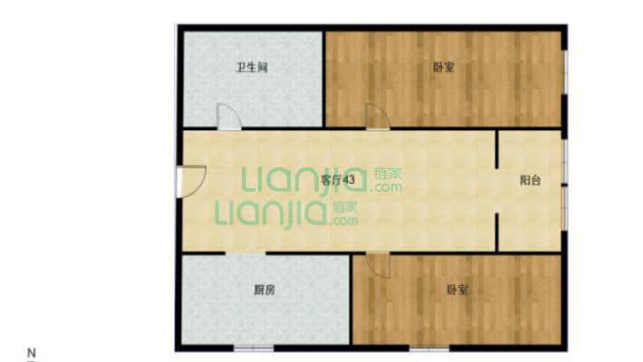 东园高层公寓二手房实景图