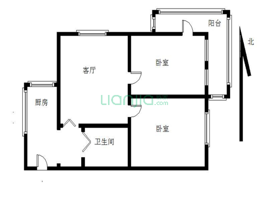 戒坛寺巷 2室1厅 东