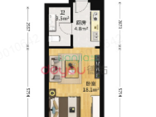 开发商精装，适合自住出租。自带综合体，可见江