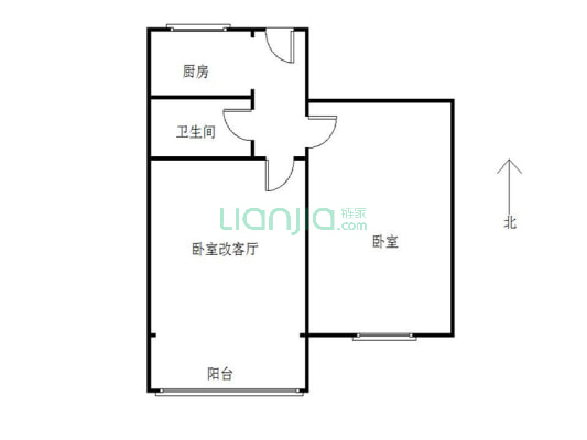 二房朝南，装修清爽，不沿马路中间楼层