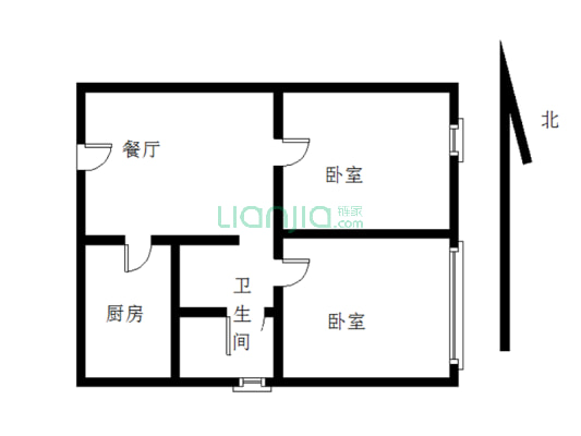 经典华城 2室1厅 南 北