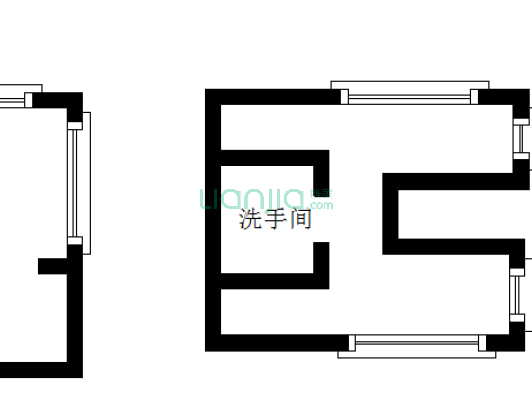 文一名门湖畔 1室1厅 北