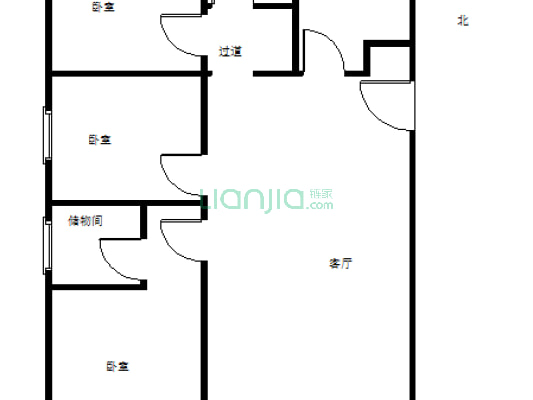 万科森林公园朗庭 3室2厅 南