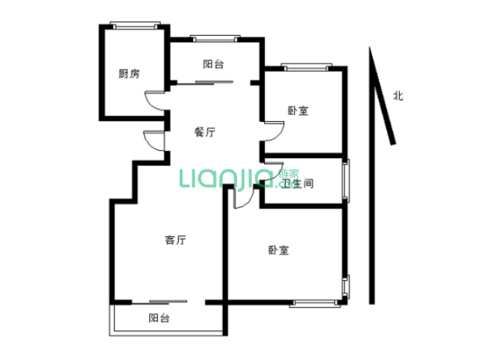 丽晶城2居室 万科物业 户型通透 配套齐全