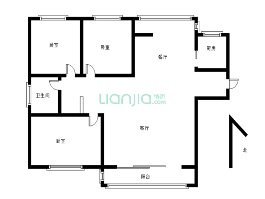 北部新城安庆新一中旁 新城名都高档住宅小区-户型图