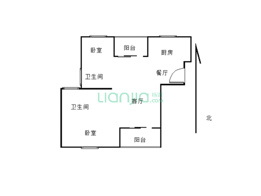 桥头堡刚需三房 户型方正通透  才给好